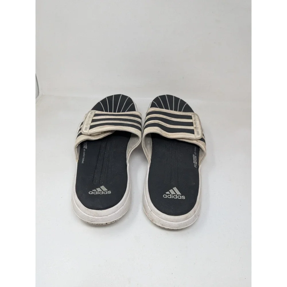 Adidas Superstar SS 2G Slides Sandals Fitfoam Comfort Black Men's‎ Size 14 VTG